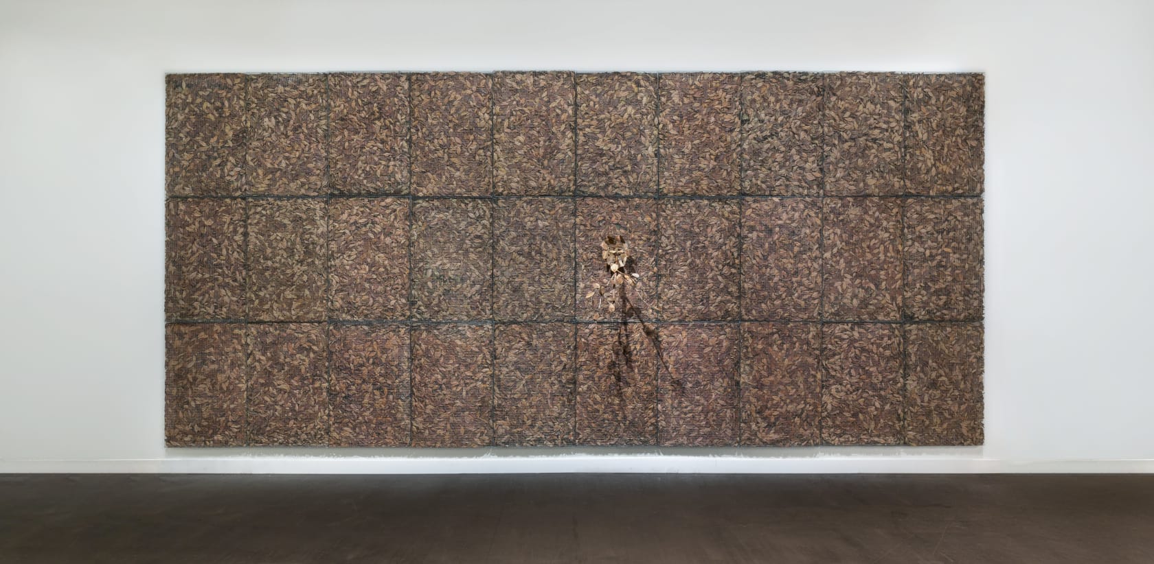 Giuseppe Penone, Respirare l’ombra – foglie di tè, 2008