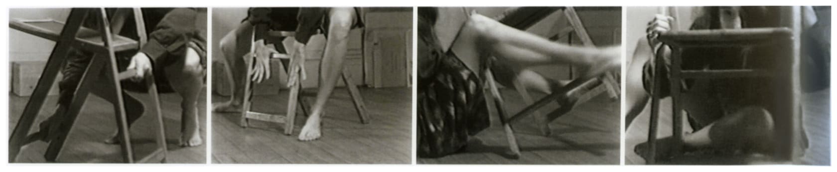 Dara Birnbaum Six Movements: Video Works from 1975, (Chaired Anxieties: Abandoned; Chaired Anxieties: Slewed; Chaired Anxieties Addendum: Autism; Mirroring; Control...