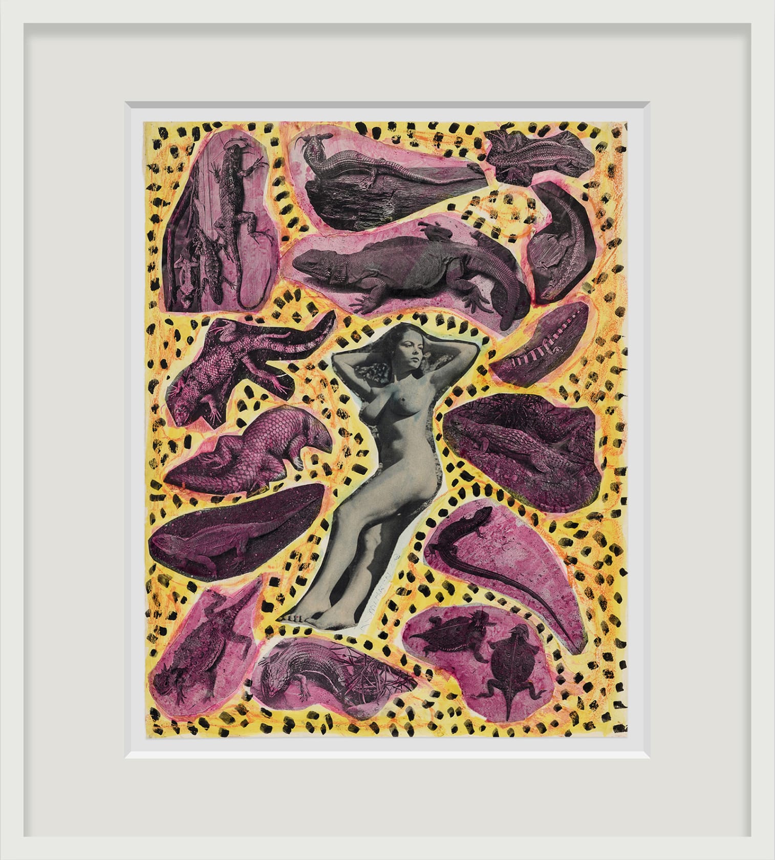 Robert Smithson Untitled, 1963 Gouache and collage Paper: 17 3/4 x 14 in. (45.1 x 35.6 cm) Frame: 24 1/2...