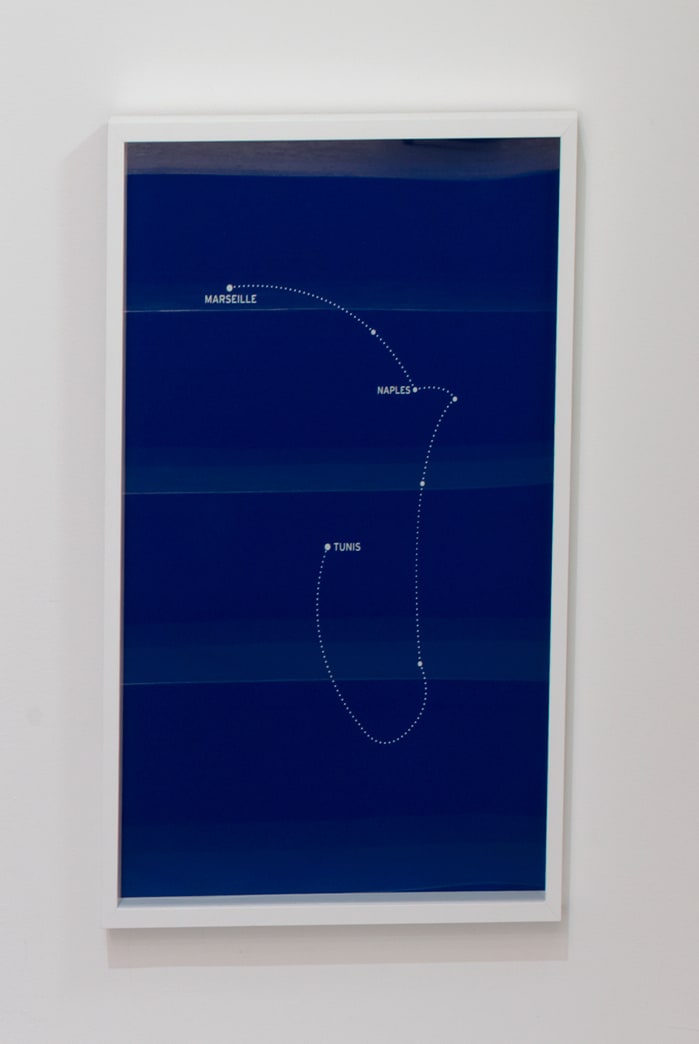 Bouchra Khalili The Constellations, Fig #2 (Tunis-Marseille),, 2011