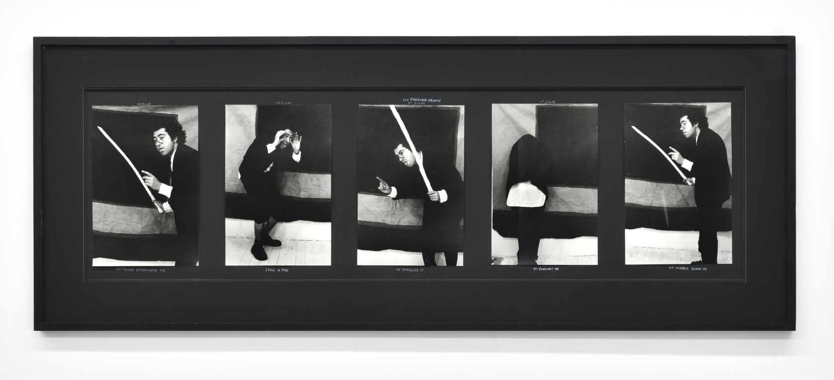 Christian Boltanski Saynètes comiques: The Punished Grimace, 1974