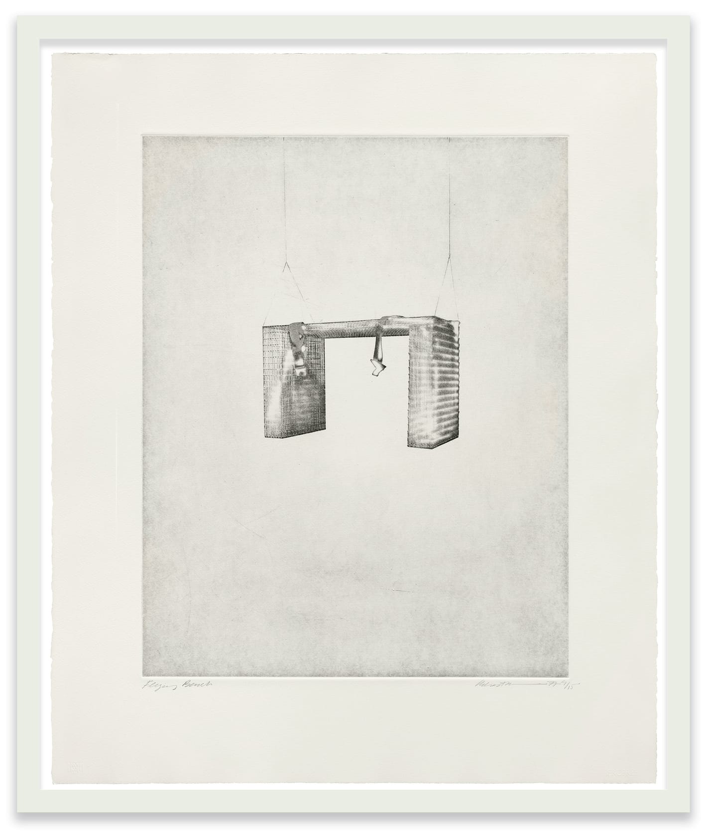 Robert Wilson Flying Bench, 1977