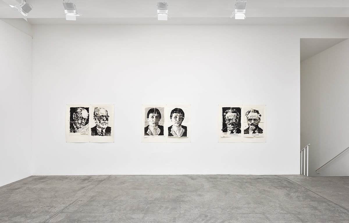 An exhibition installation view from: William Kentridge, O Sentimental Machine