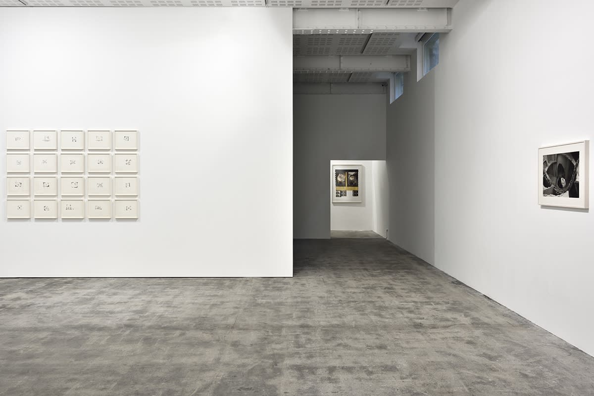 An exhibition installation view from: Gordon Matta-Clark