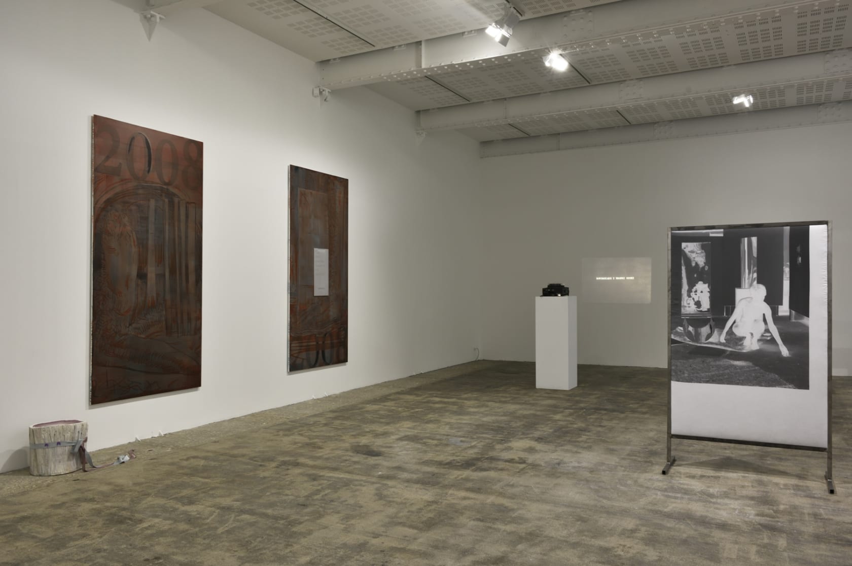 An exhibition installation view from: Pure Fiction, Curated by Julie Boukobza