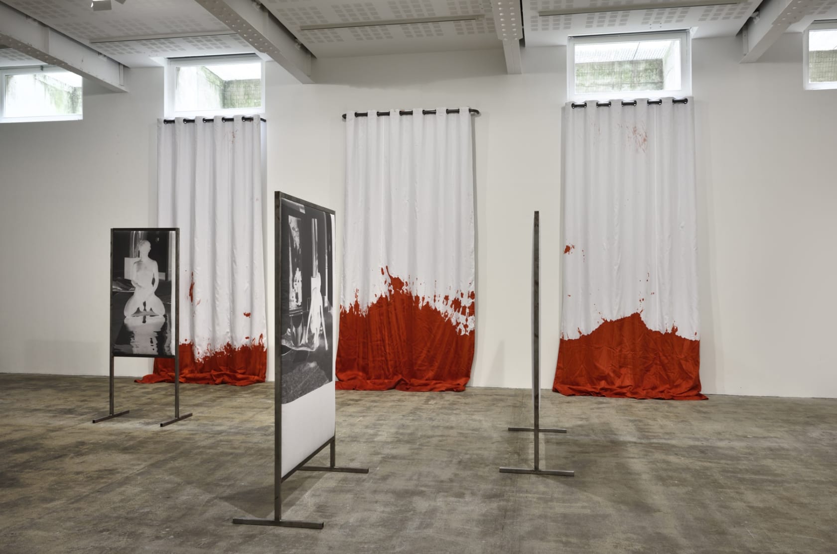 An exhibition installation view from: Pure Fiction, Curated by Julie Boukobza