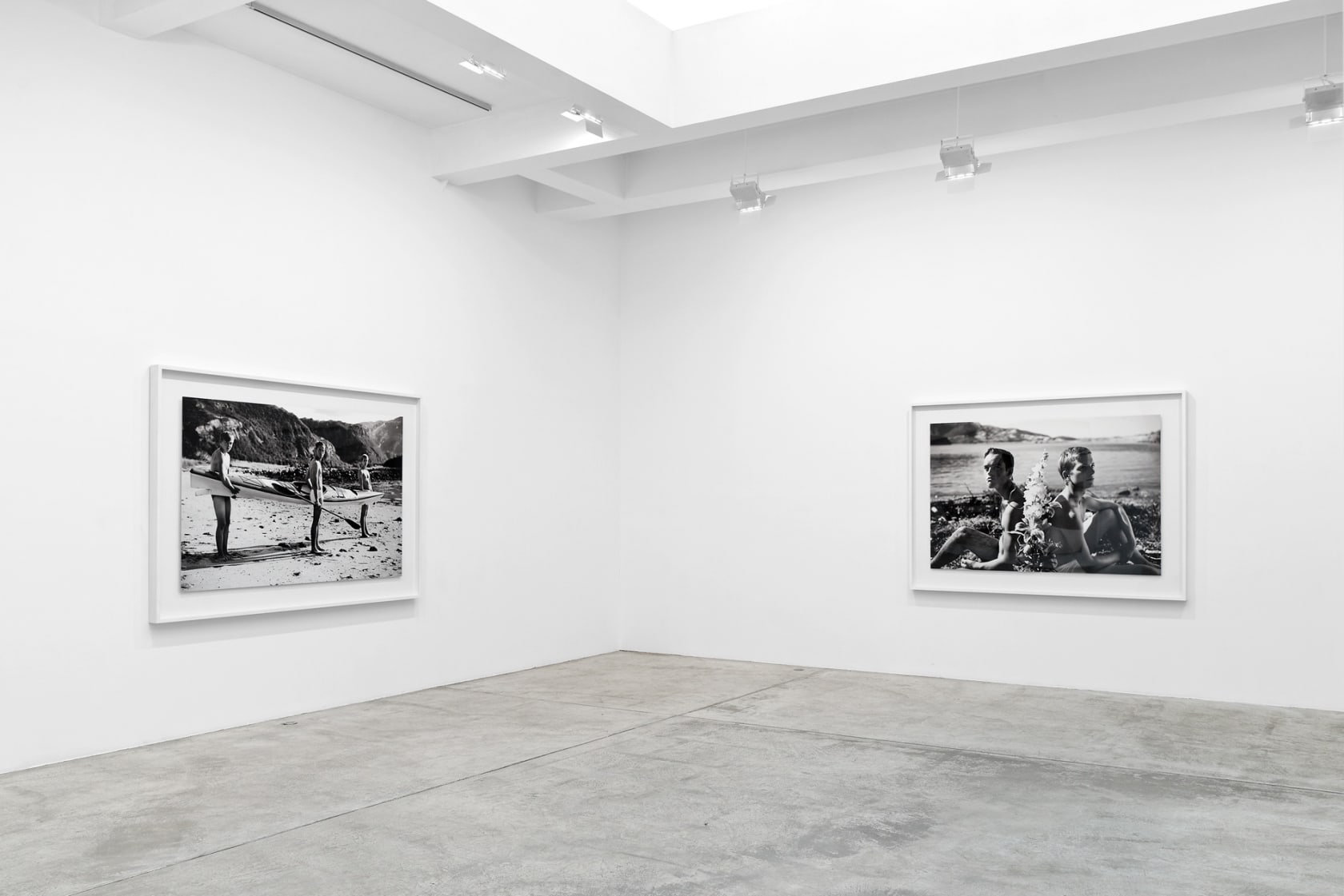 An exhibition installation view from: Yang Fudong, The Coloured Sky: New Women II