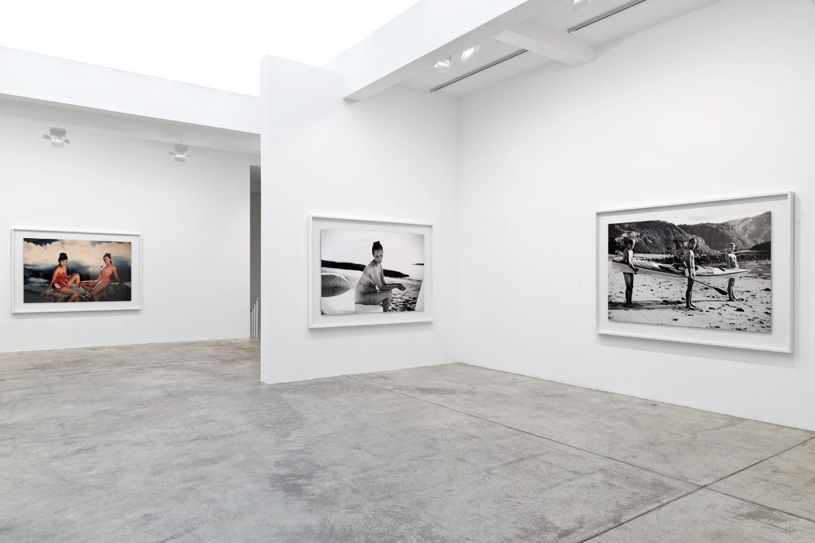 An exhibition installation view from: Yang Fudong, The Coloured Sky: New Women II