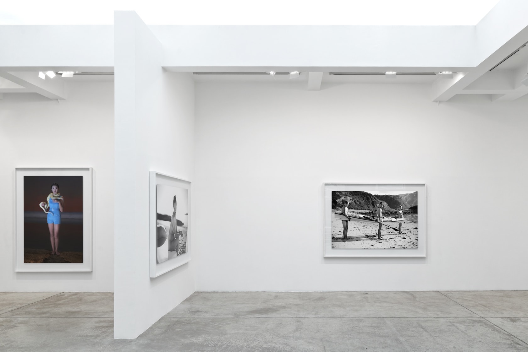 An exhibition installation view from: Yang Fudong, The Coloured Sky: New Women II