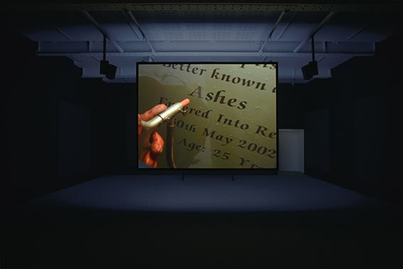 An exhibition installation view from: Steve MᶜQueen