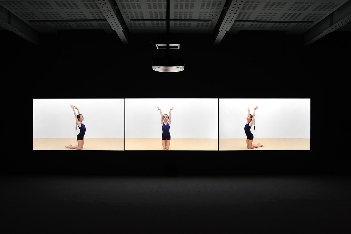 An exhibition installation view from: Rineke Dijkstra