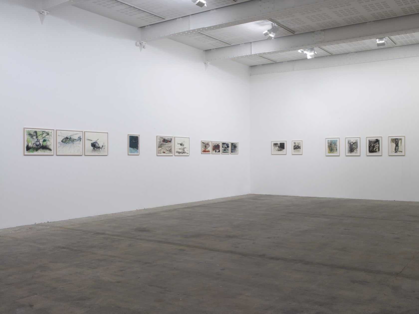 An exhibition installation view from: Sabine Moritz, Limbo