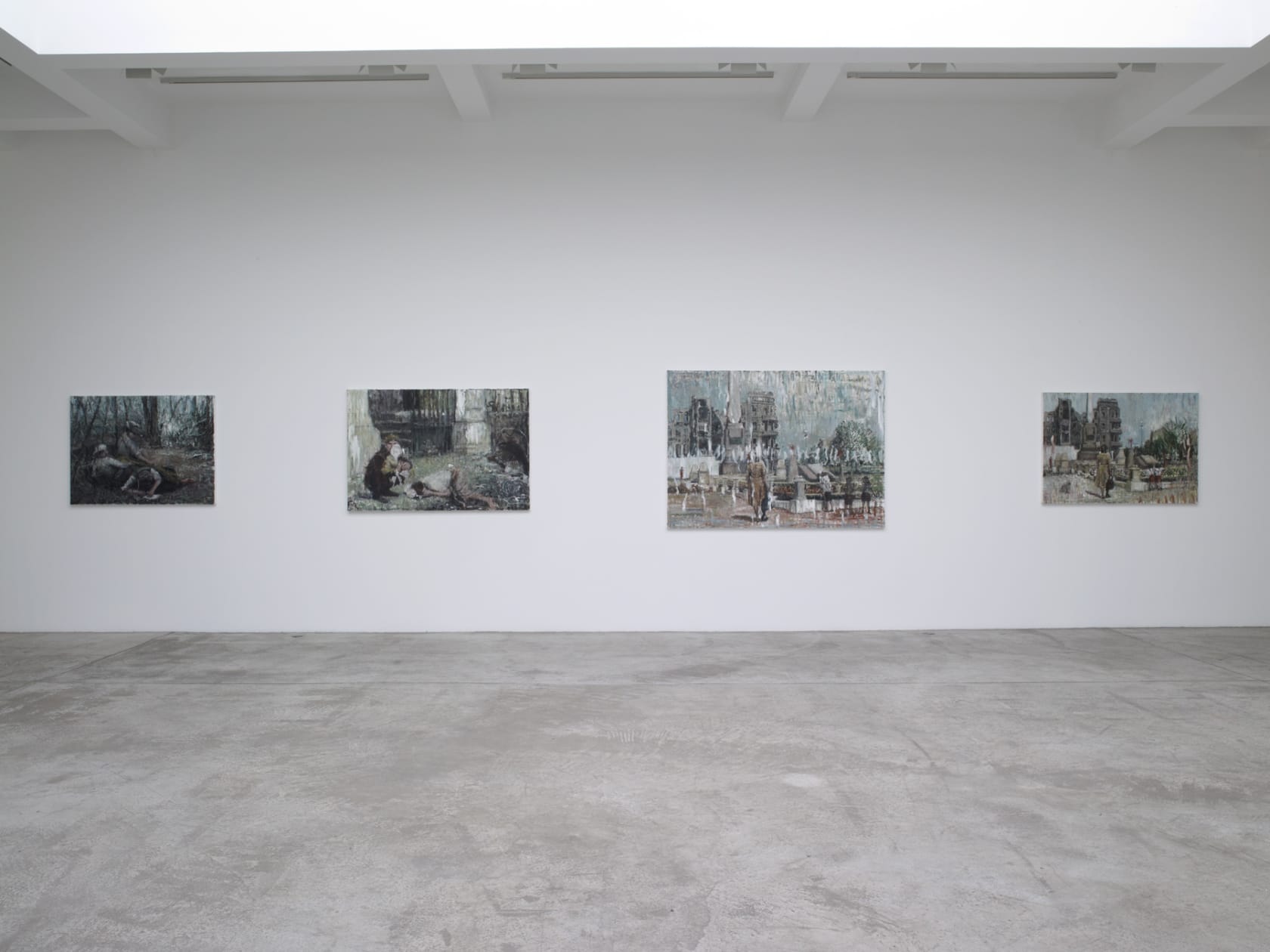 An exhibition installation view from: Sabine Moritz, Limbo