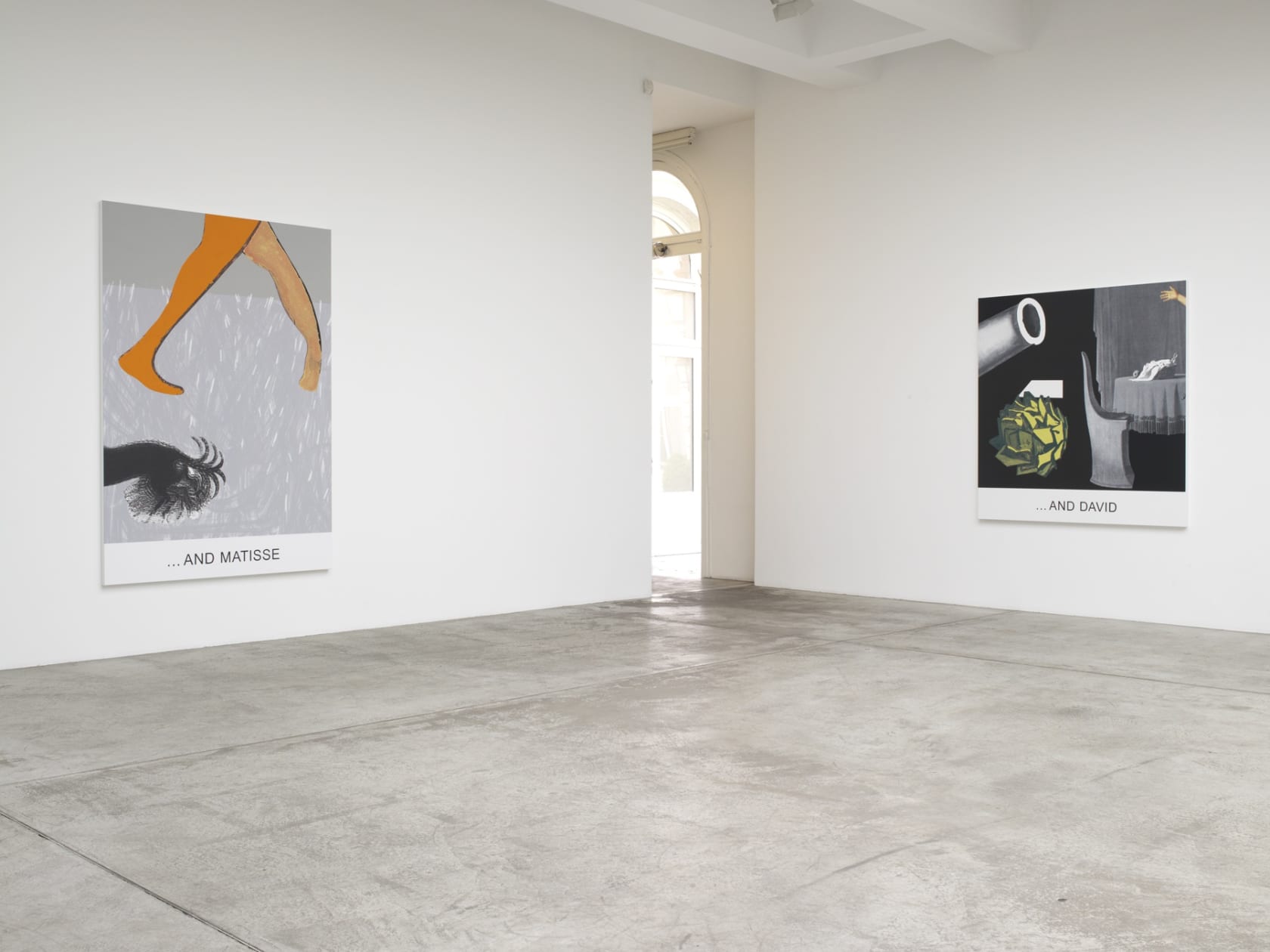 An exhibition installation view from: John Baldessari, Double Bill