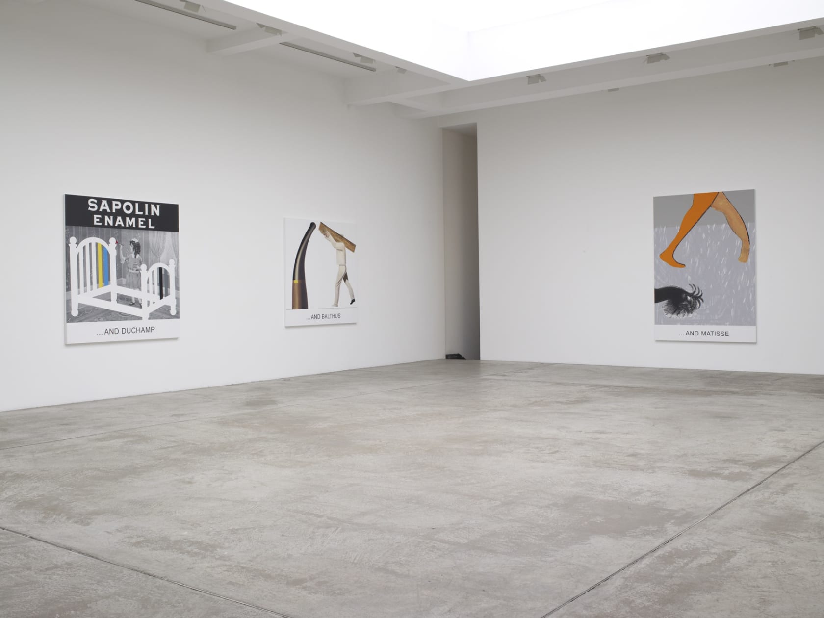 An exhibition installation view from: John Baldessari, Double Bill
