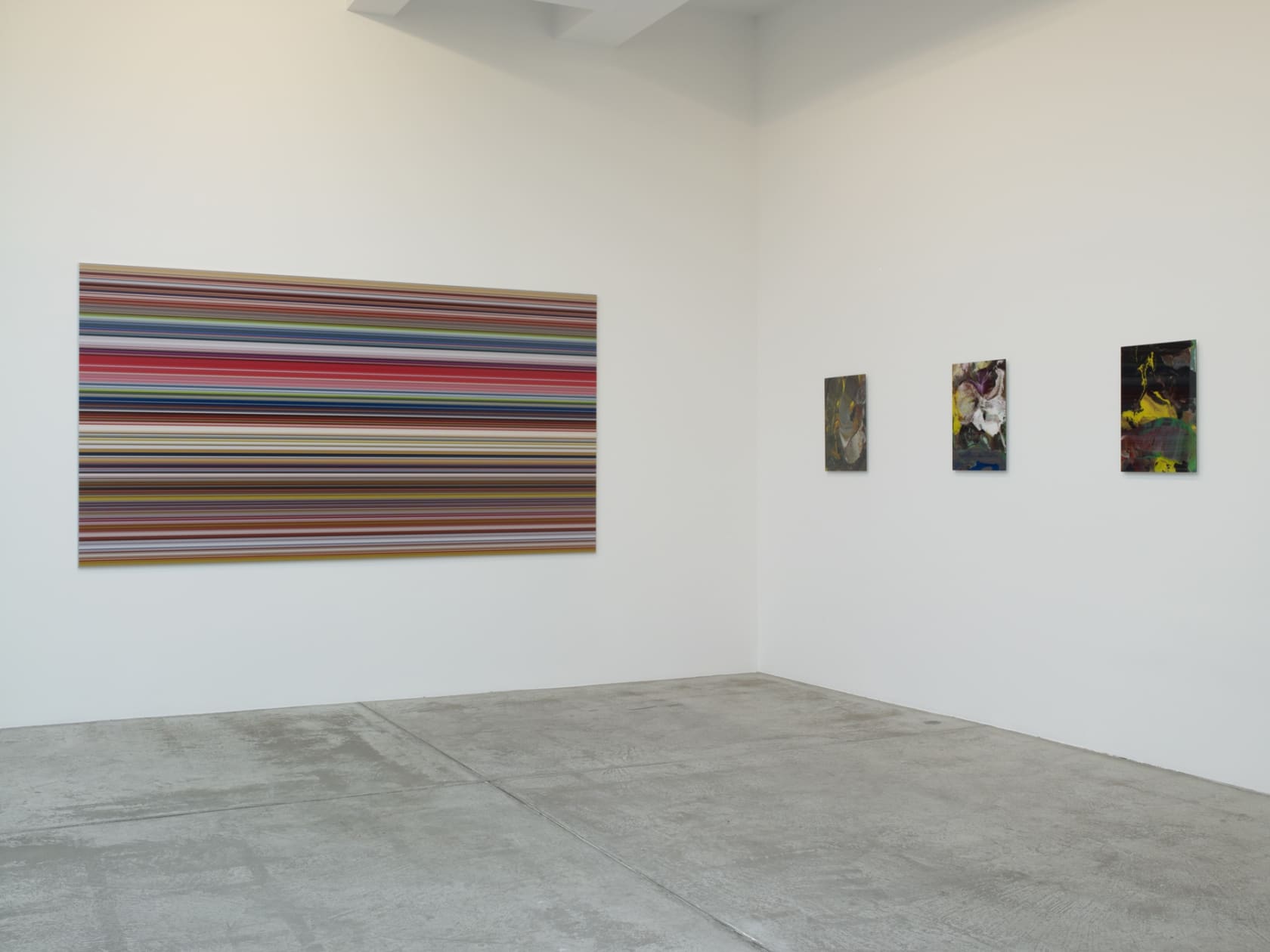 An exhibition installation view from: Gerhard Richter, Peinture 2010 - 2011