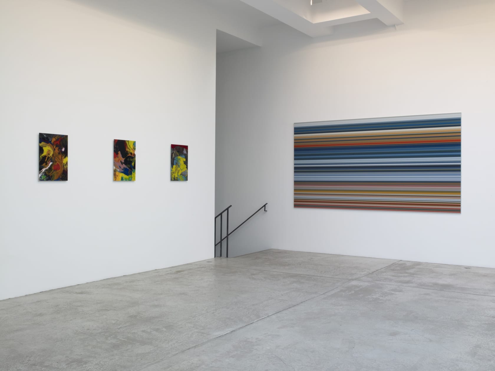 An exhibition installation view from: Gerhard Richter, Peinture 2010 - 2011