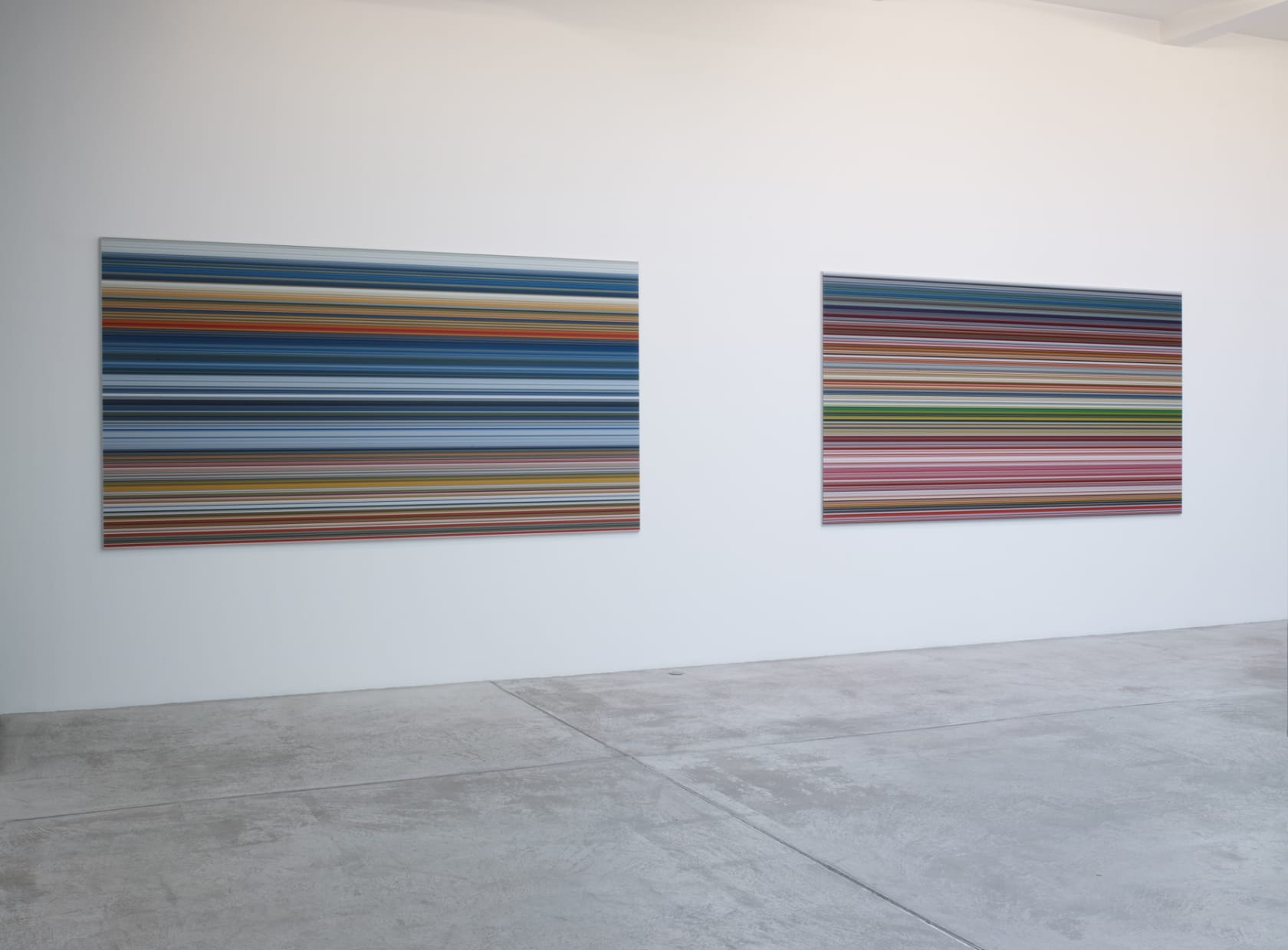 An exhibition installation view from: Gerhard Richter, Peinture 2010 - 2011