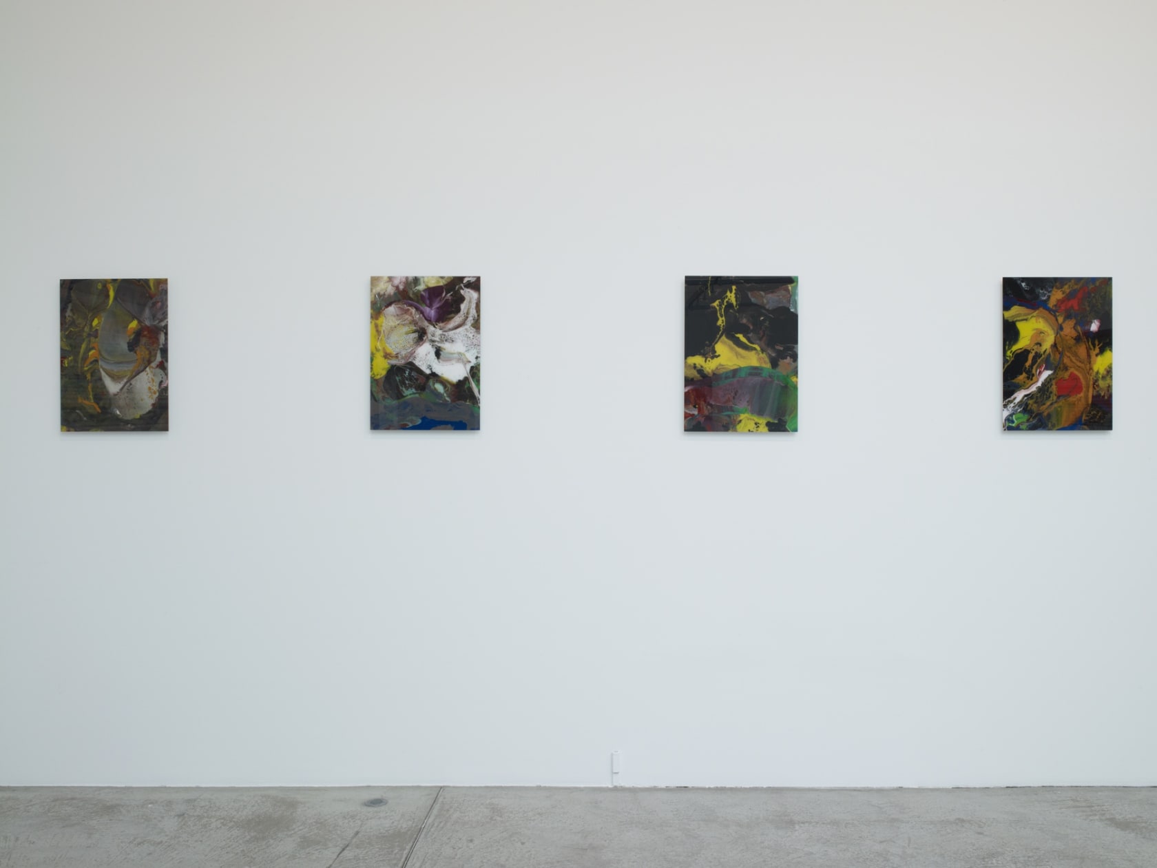 An exhibition installation view from: Gerhard Richter, Peinture 2010 - 2011