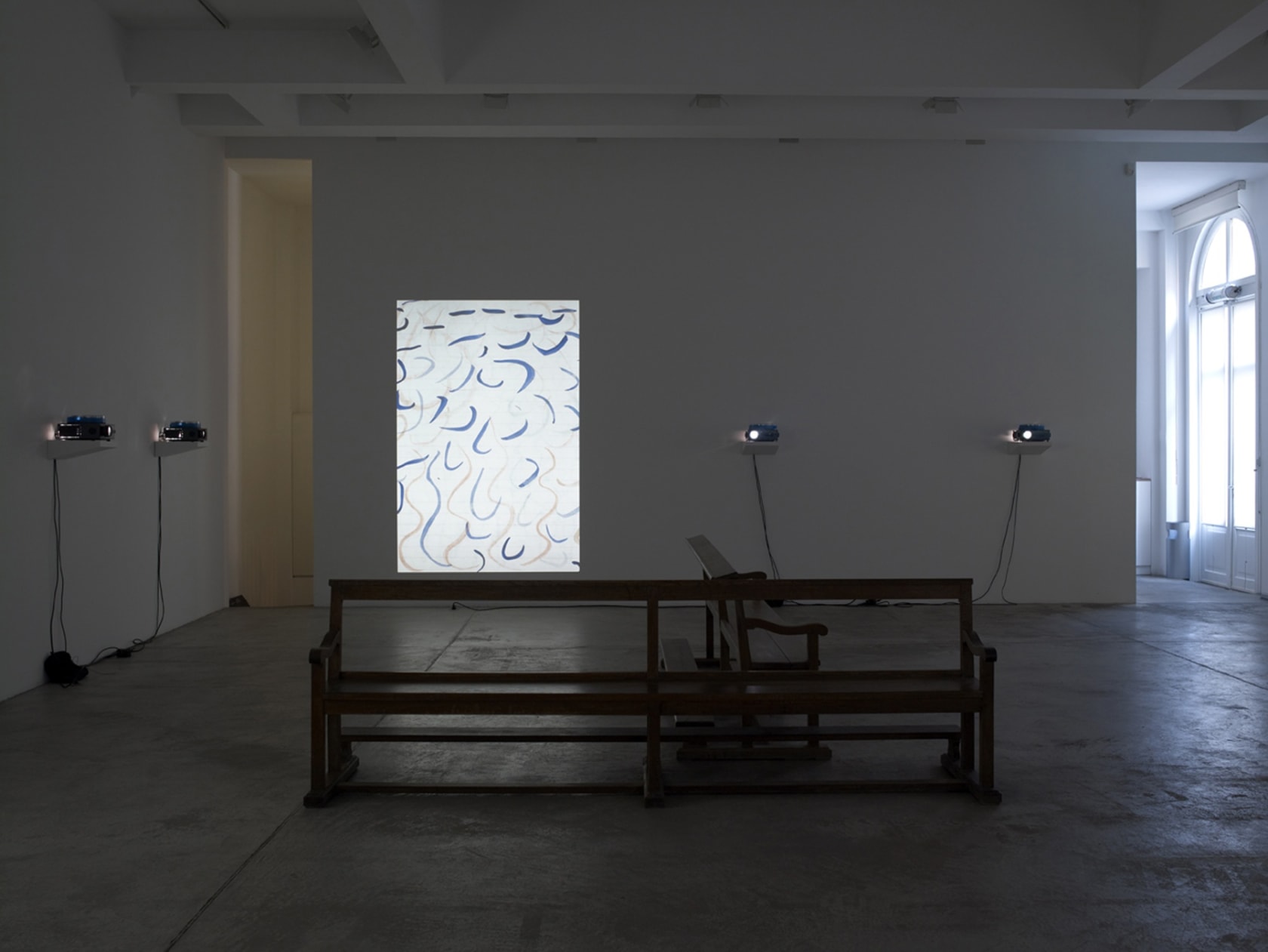 An exhibition installation view from: Lothar Baumgarten