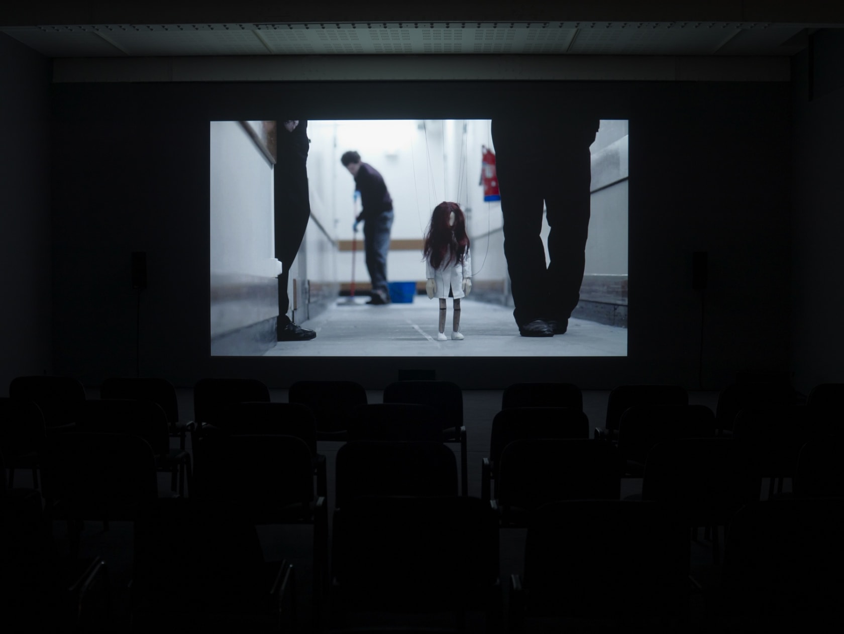 An exhibition installation view from: Pierre Huyghe
