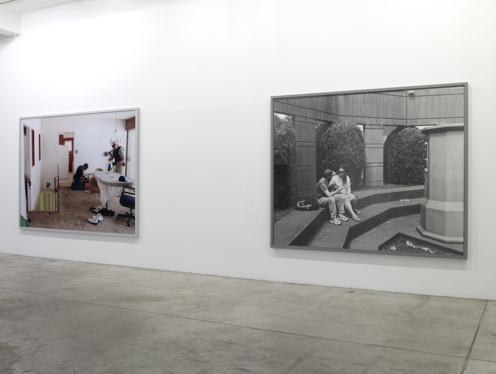 An exhibition installation view from: Jeff Wall