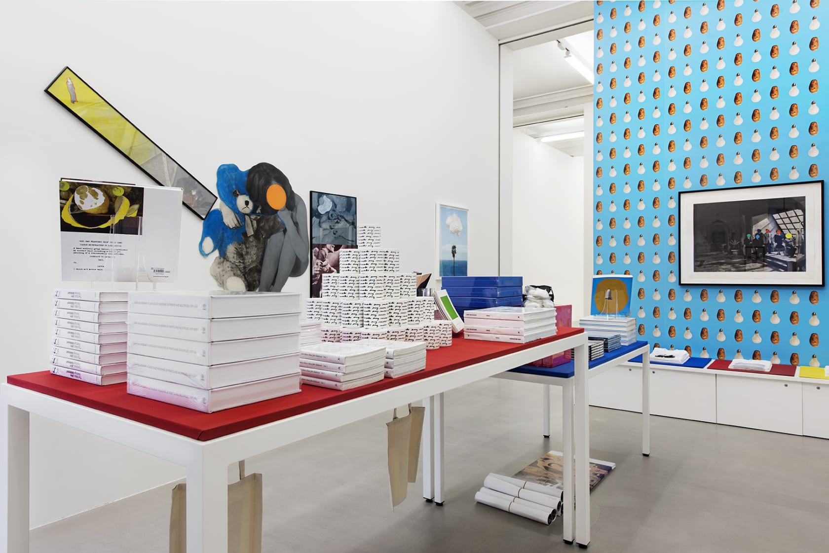 An exhibition installation view from: John Baldessari, Pop-Up Shop