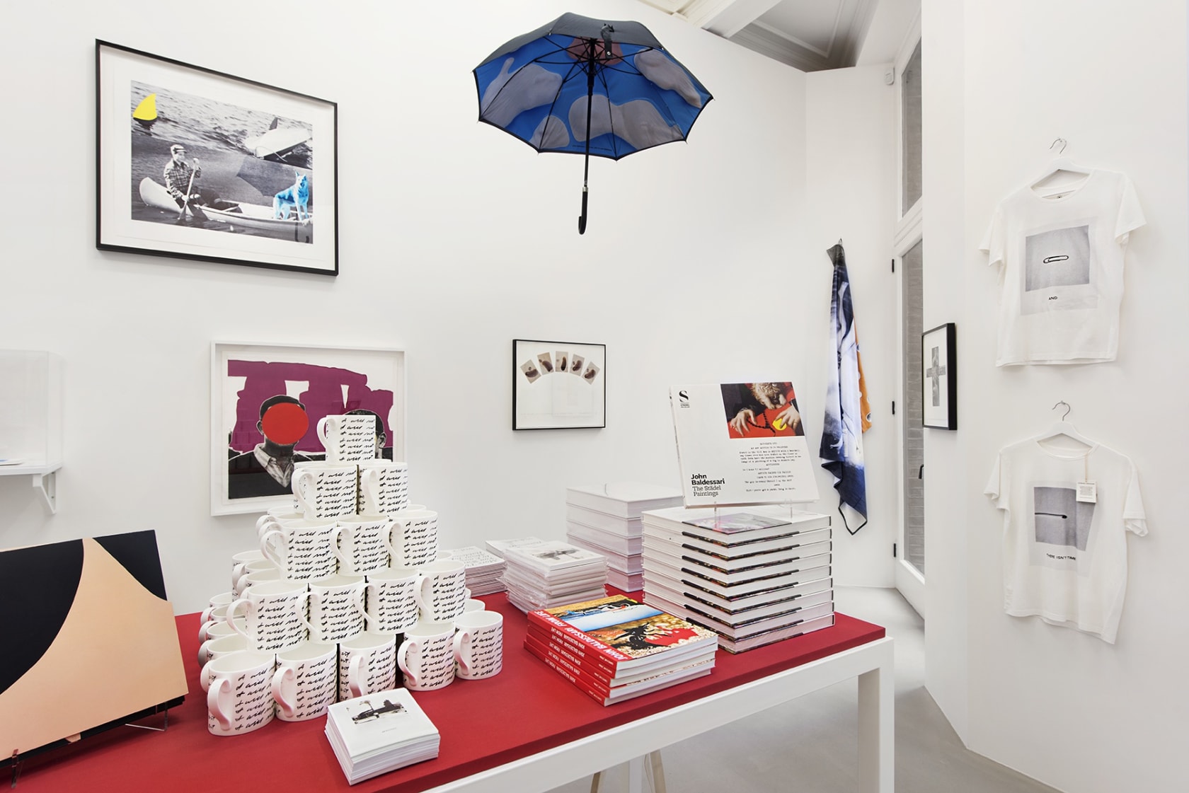 An exhibition installation view from: John Baldessari, Pop-Up Shop
