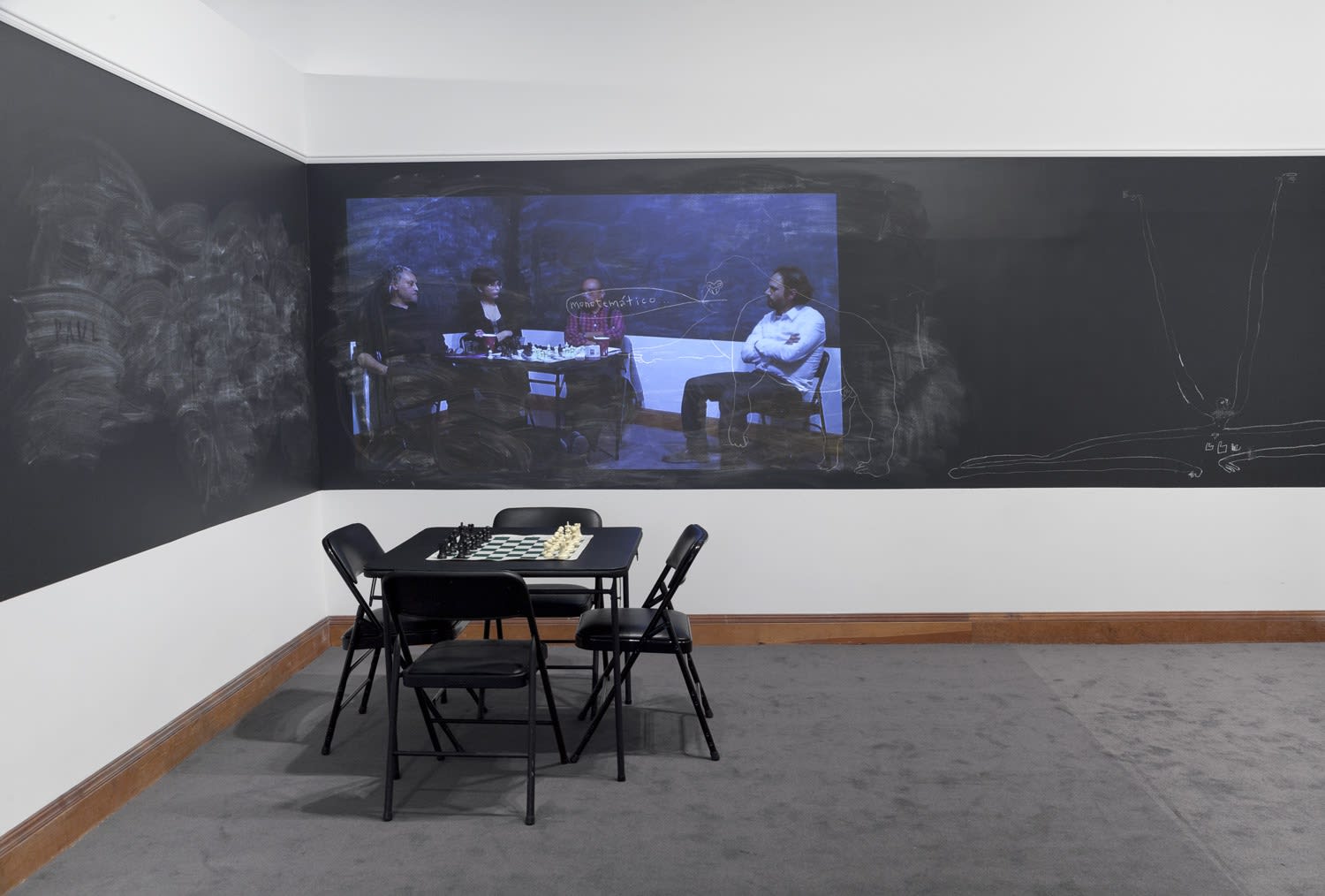 An exhibition installation view from: Gabriel Orozco, Spanish Lessons