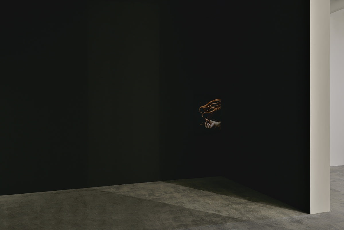 An exhibition installation view from: Annette Messager, Sleeping Songs