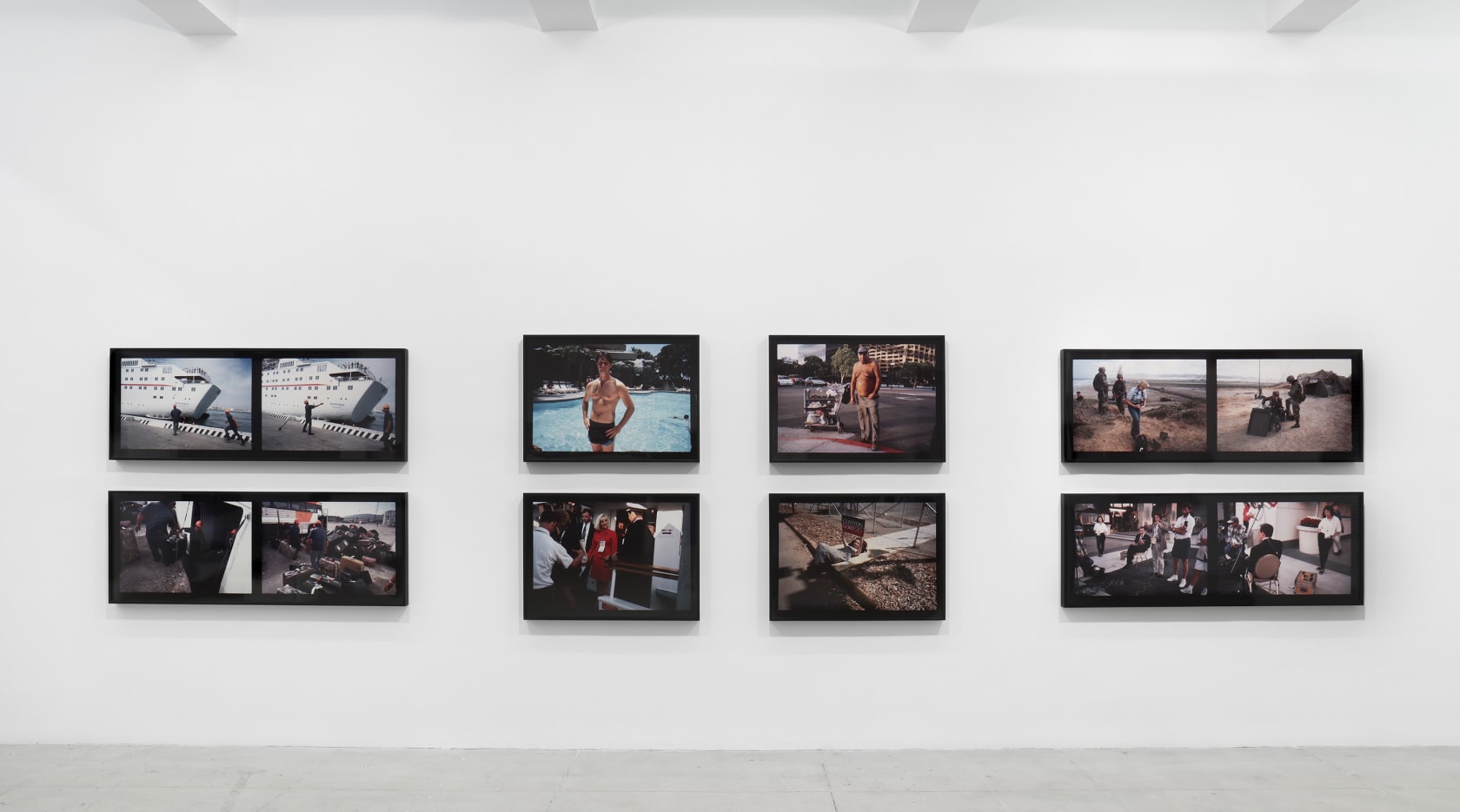 An exhibition installation view from: Allan Sekula, Labor's Persistence