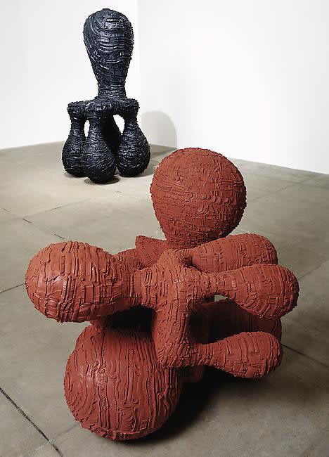 An exhibition installation view from: Tony Cragg