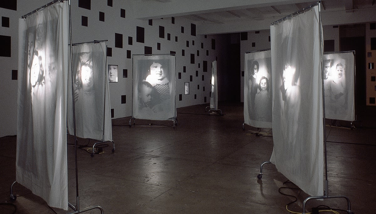 An exhibition installation view from: Christian Boltanski, Coming And Going, Part II