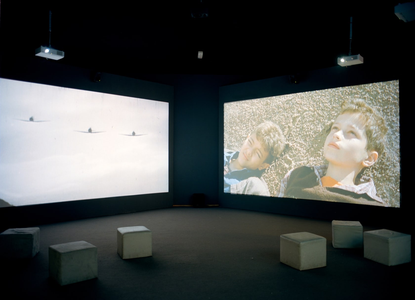 An exhibition installation view from: Eija-Liisa Ahtila