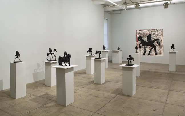 An exhibition installation view from: William Kentridge
