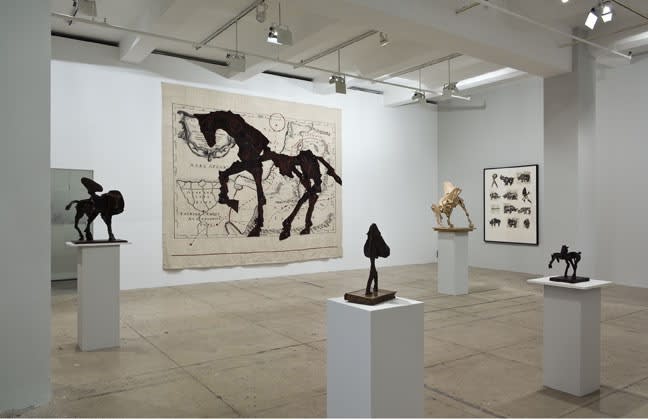 An exhibition installation view from: William Kentridge