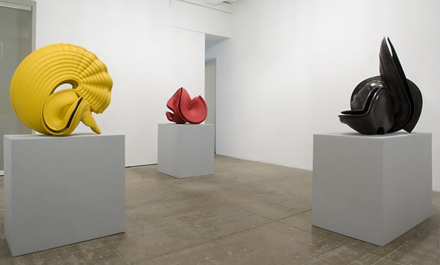 An exhibition installation view from: Tony Cragg