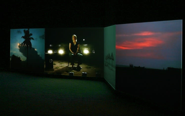 An exhibition installation view from: Eija-Liisa Ahtila