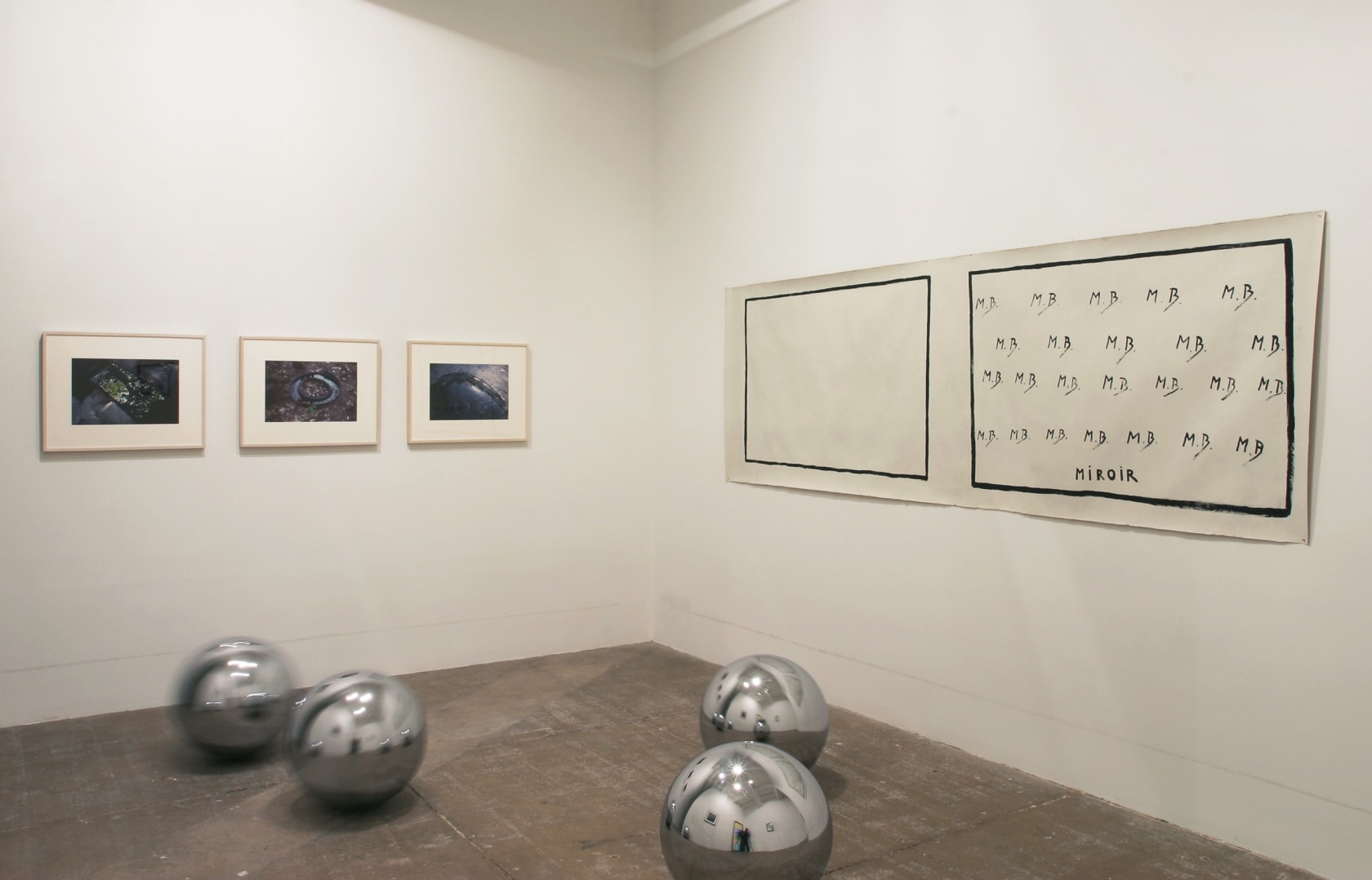 An exhibition installation view from: Reflecting The Mirror