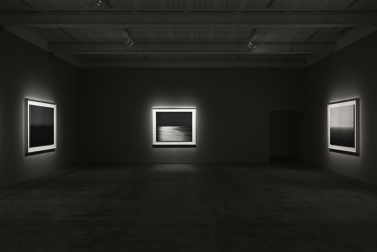An exhibition installation view from: Hiroshi Sugimoto, Surface Tension