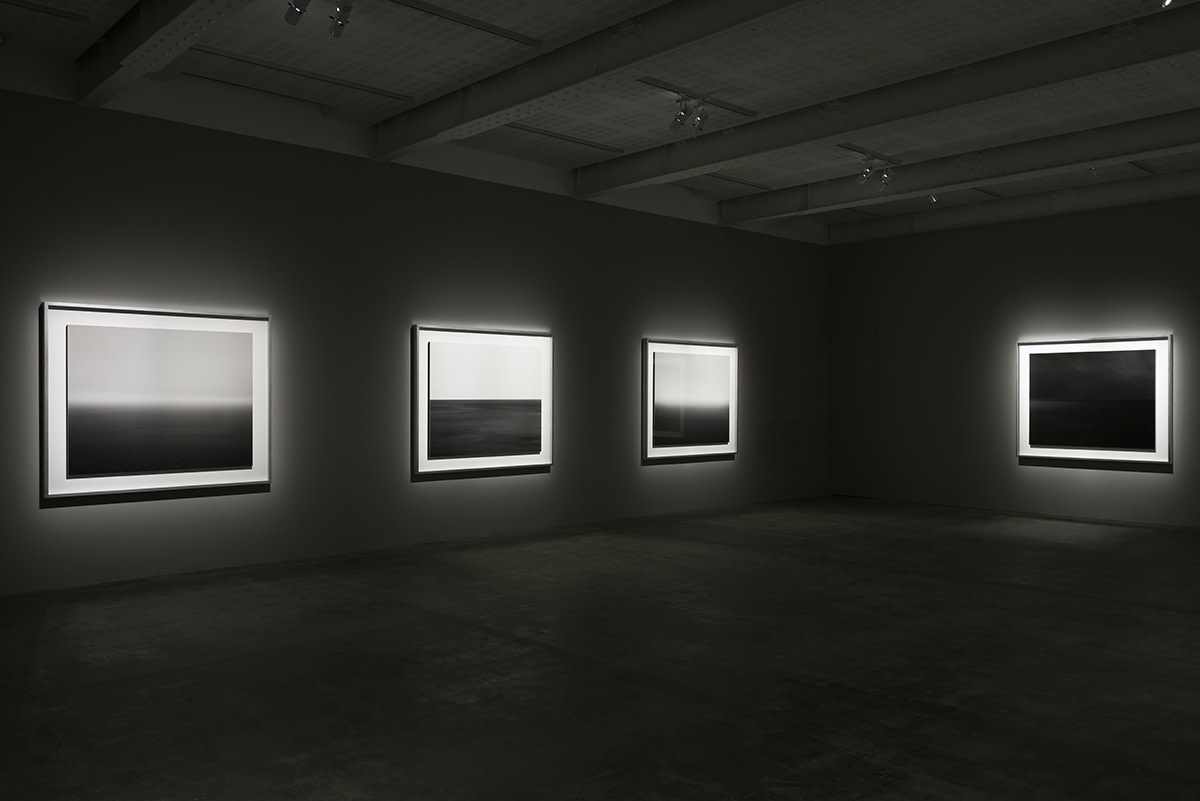 An exhibition installation view from: Hiroshi Sugimoto, Surface Tension