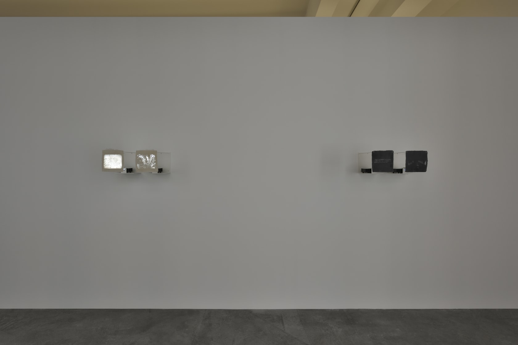 An exhibition installation view from: Amar Kanwar, Such a Morning