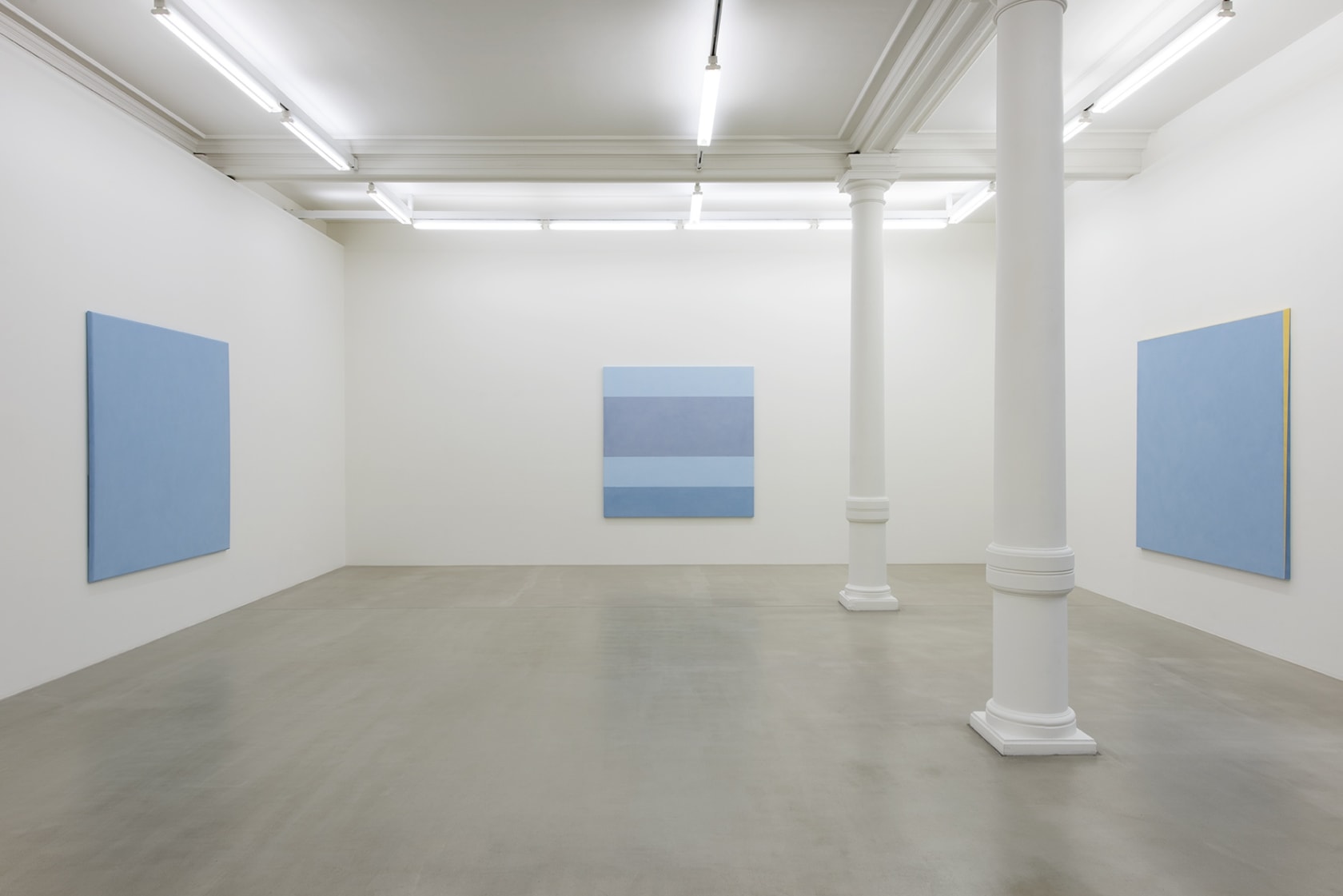 An exhibition installation view from: The supreme rifts...a measured propinquity