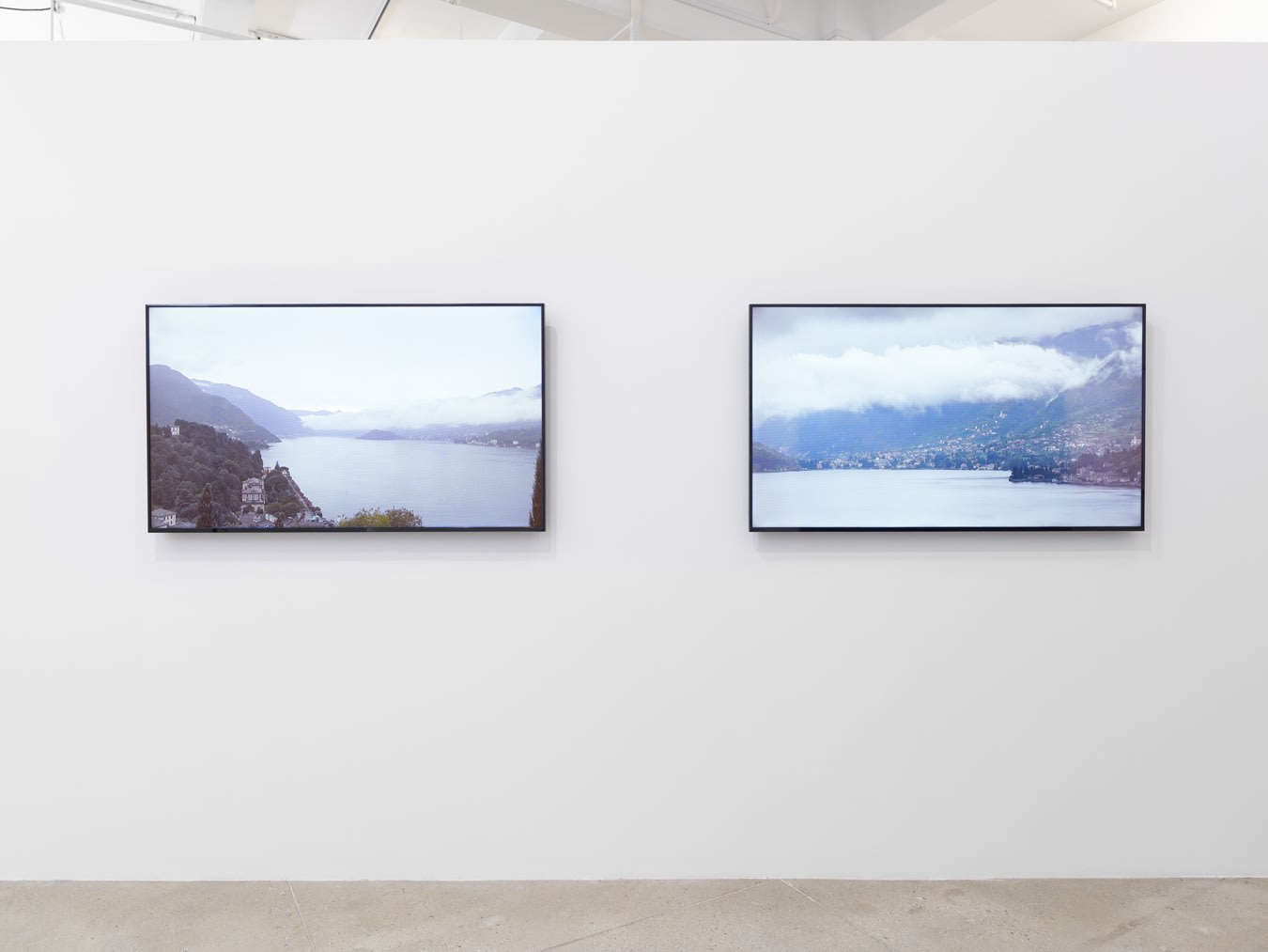 An exhibition installation view from: Dara Birnbaum, Psalm 29(30)