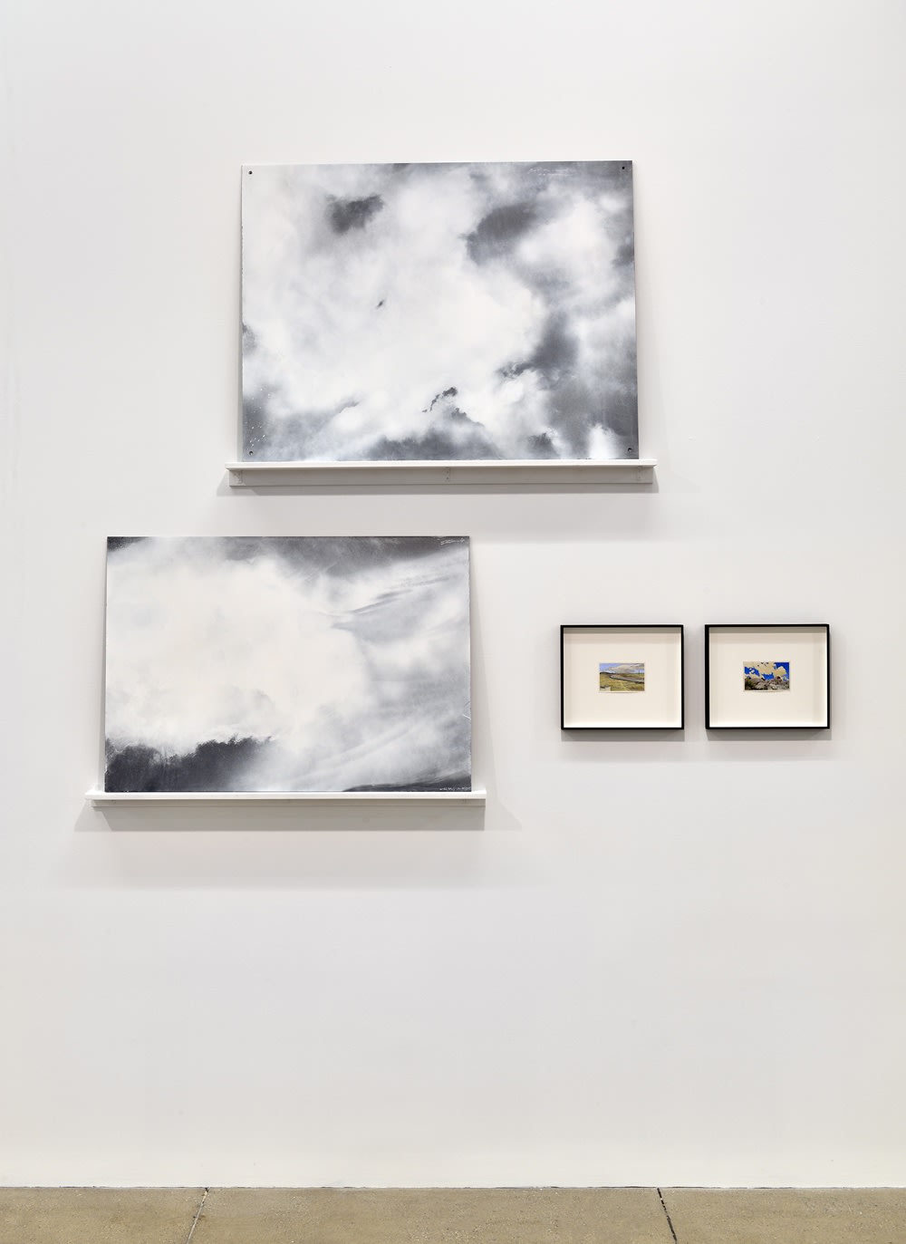 An exhibition installation view from: Tacita Dean, … my English breath in foreign clouds