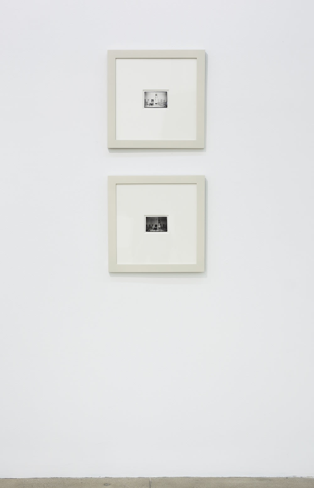 An exhibition installation view from: Francesca Woodman, I'm trying my hand at fashion photography