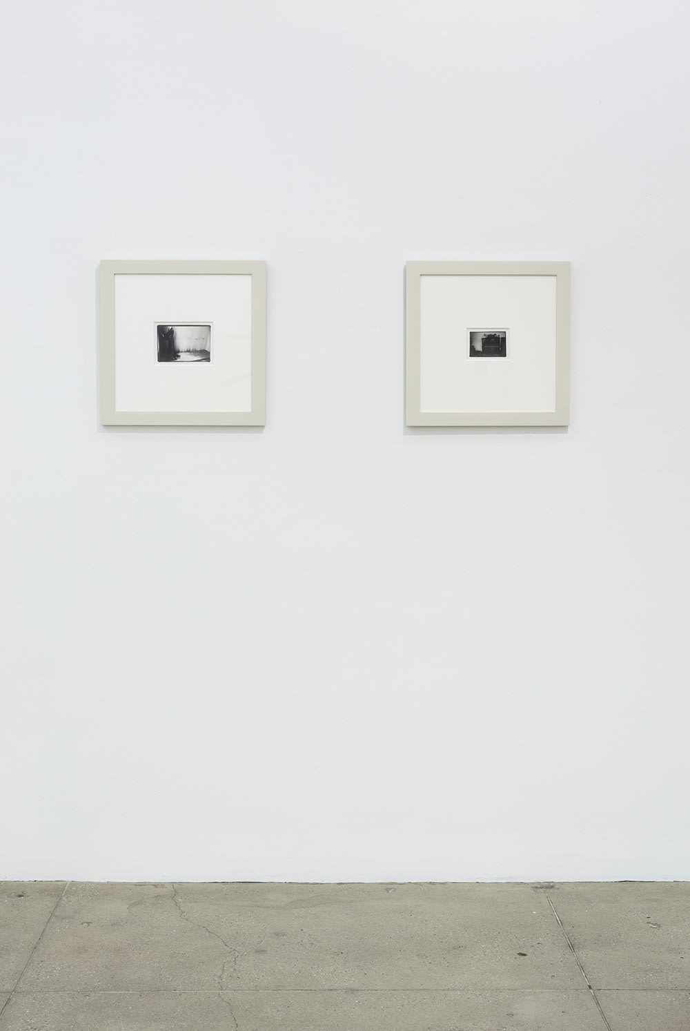 An exhibition installation view from: Francesca Woodman, I'm trying my hand at fashion photography