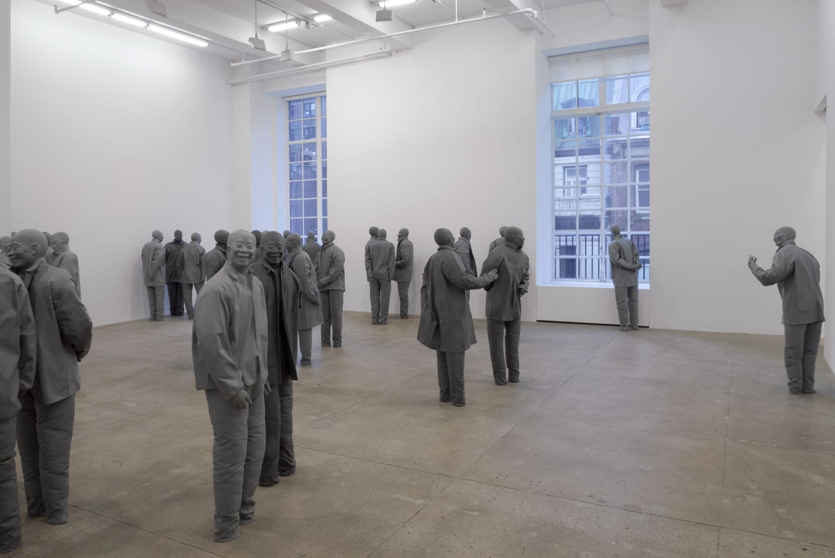 An exhibition installation view from: Juan Muñoz