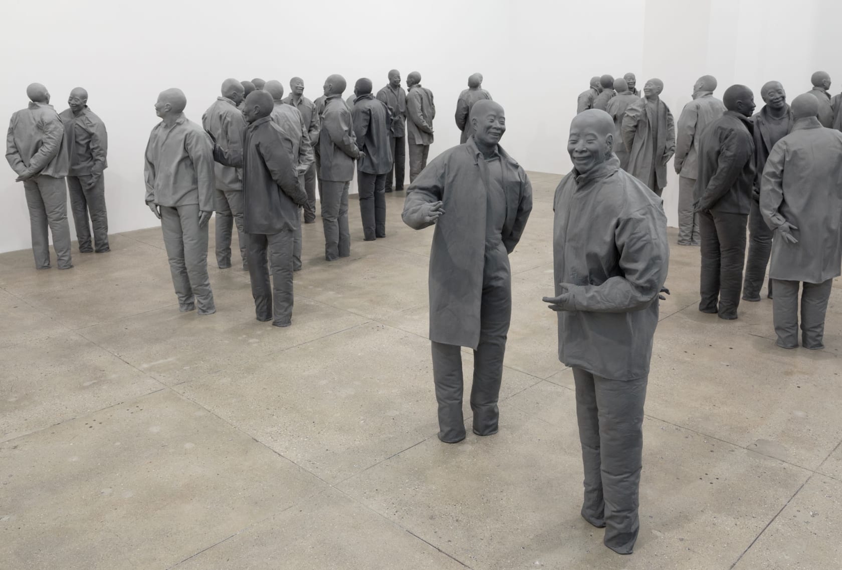 An exhibition installation view from: Juan Muñoz