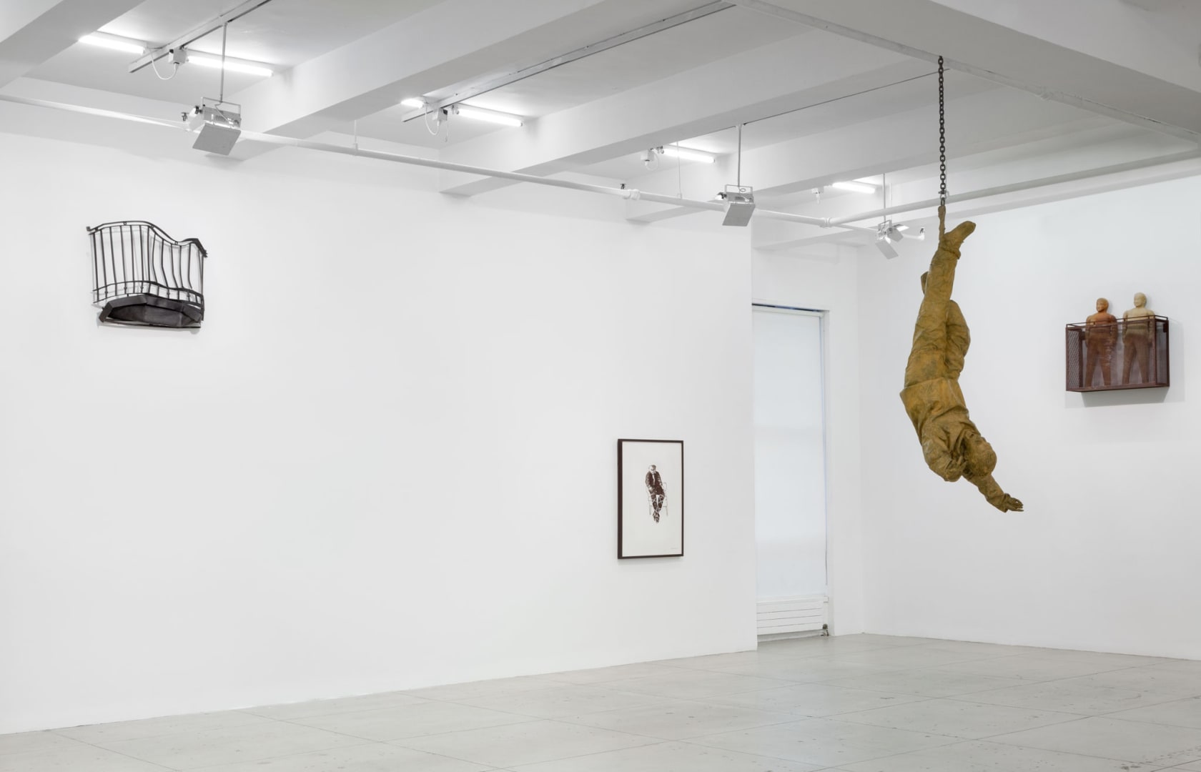 An exhibition installation view from: Juan Muñoz